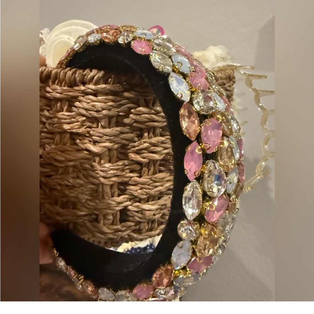 RESERVED BUNDLE OF 2 Glamorous Huge Crystal headband GLORIOUS!!